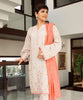 Zellbury Luxury – Embroidered Shirt Shalwar Dupatta - Soft Pink - Slub Lawn Suit - ZW-892