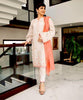 Zellbury Luxury – Embroidered Shirt Shalwar Dupatta - Soft Pink - Slub Lawn Suit - ZW-892