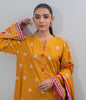 Zellbury Intermix Collection – Shirt Dupatta - Orange - Cambric Suit-0604 - WUC23X20604