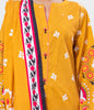 Zellbury Intermix Collection – Shirt Dupatta - Orange - Cambric Suit-0604 - WUC23X20604