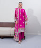 Zellbury Intermix Collection – Embroidered Shirt Shalwar Dupatta - Pink - Cambric Suit-0643 - WUC23E30643