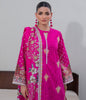 Zellbury Intermix Collection – Embroidered Shirt Shalwar Dupatta - Pink - Cambric Suit-0643 - WUC23E30643