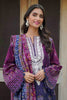 Zellbury Winter Collection  2023 – Embroidered Shirt Shalwar Dupatta - Berry Purple - Khaddar Suit - WUW21E30322