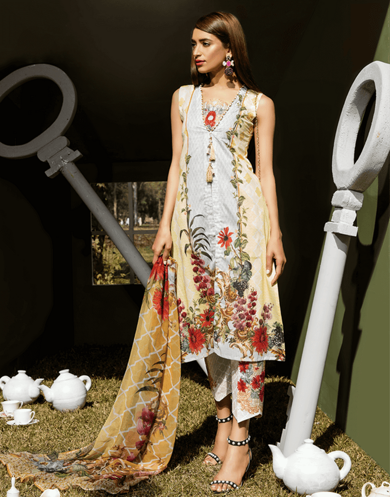 Rang Rasiya Zinnia Lawn Collection – 2001 A